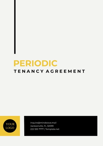 Free Periodic Tenancy Agreement Template to Edit Online