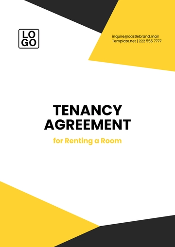 Free Tenancy Agreement for Renting a Room Template to Edit Online