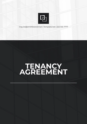 Free Editable Tenancy Agreement Layout Template to Edit Online