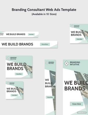 Branding Consultant Web Ads Template