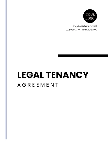 Free Legal Tenancy Agreement Outline Template to Edit Online
