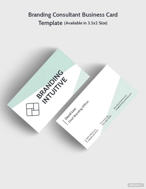 Branding Consultant Business Card Template