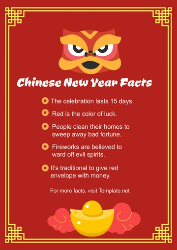 Free Chinese New Year Facts Template to Edit Online