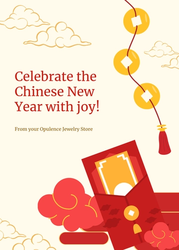Free Printable Chinese New Year Template to Edit Online