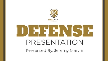 Free Defense Presentation Template to Edit Online
