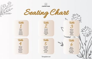 Free Seating Chart Template to Edit Online