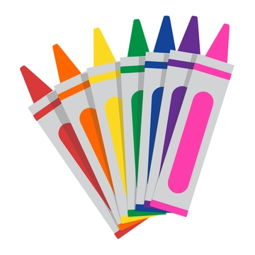 Free Colorful Crayons Clipart to Edit Online