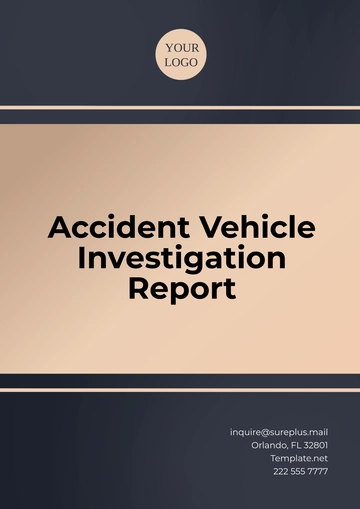 Free Accident Vehicle Investigation Report Template to Edit Online