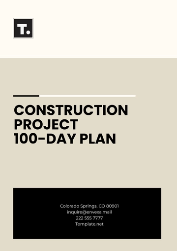 Free Construction Project 100-Day Plan Template to Edit Online