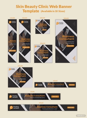Business Consultant Web Ads Template