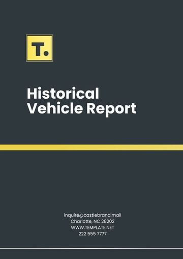 Free Historical Vehicle Report Template to Edit Online