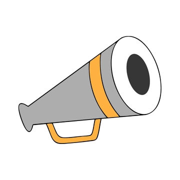 Free Vintage Megaphone Clipart to Edit Online