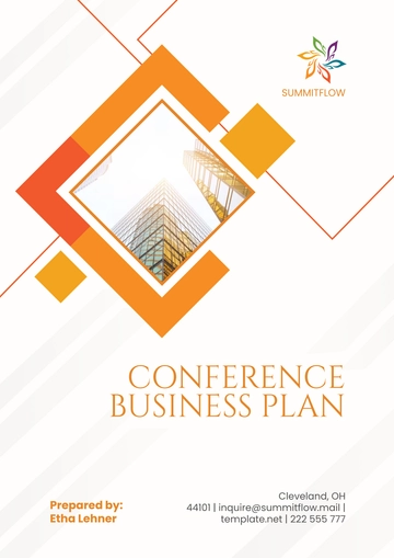 Free Conference Business Plan Template to Edit Online