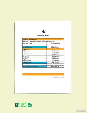 Real Estate Worksheet Template