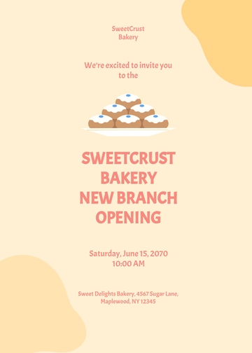Free Event Invitation Poster Template to Edit Online
