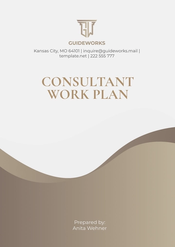 Free Consultant Work Plan Template to Edit Online