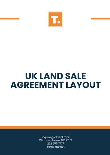 Free UK Land Sale Agreement Layout Template to Edit Online