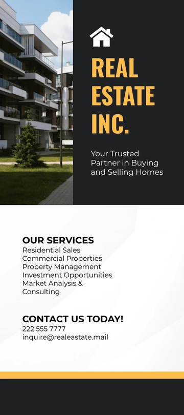 Free Realtor Rack Card Template to Edit Online