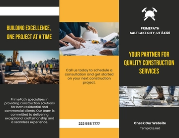 Free Contractor Marketing Brochure Template to Edit Online Free Contractor Marketing Brochure Template to Edit Online