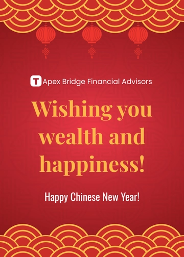 Free Happy Chinese New Year Template to Edit Online