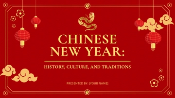 Free Chinese New Year Presentation Template to Edit Online