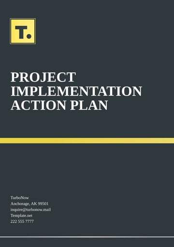 Free Project Implementation Action Plan Template to Edit Online