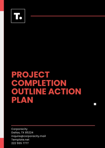 Free Project Completion Outline Action Plan Template to Edit Online