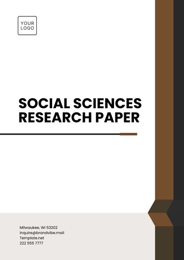 Free Social Sciences Research Paper Template to Edit Online