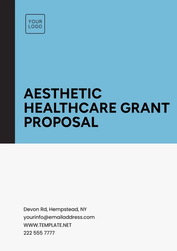 Free Aesthetic Healthcare Grant Proposal Template to Edit Online