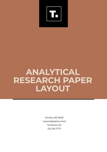 Free Analytical Research Paper Layout Template to Edit Online