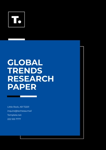 Free Global Trends Research Paper Template to Edit Online
