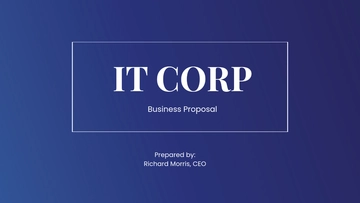 Free Blue Presentation Template to Edit Online