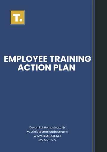 Free Employee Training Action Plan Template to Edit Online