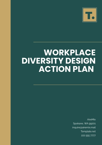 Free Workplace Diversity Design Action Plan Template to Edit Online