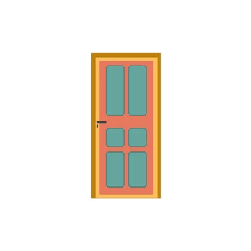 Free Colorful Door Clipart to Edit Online
