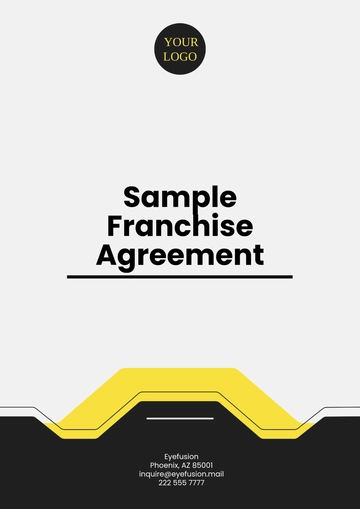 Free Sample Franchise Agreement Template to Edit Online