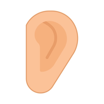 Free Simple Ear Clipart to Edit Online