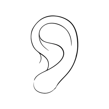 Free Transparent Ear Clipart to Edit Online