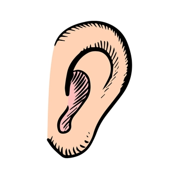 Free Cartoon Ear Clipart to Edit Online