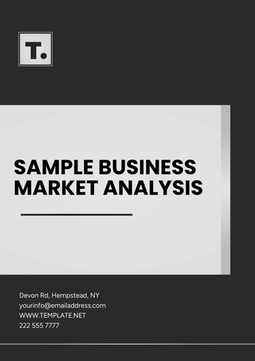 Free Sample Business Market Analysis Template to Edit Online