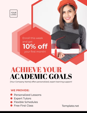 Free Tuition Advertisement Flyer Template to Edit Online