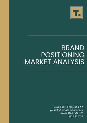 Free Brand Positioning Market Analysis Template to Edit Online