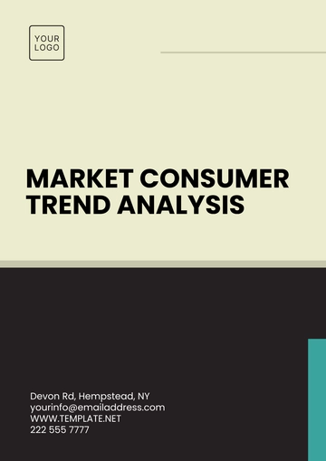 Free Market Consumer Trend Analysis Template to Edit Online