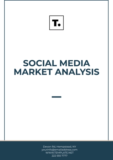 Free Social Media Market Analysis Template to Edit Online