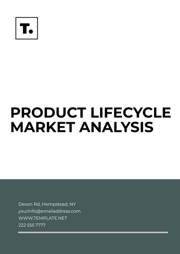 Free Product Lifecycle Market Analysis Template to Edit Online