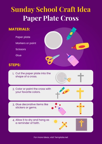 Free Sunday School Craft Idea Template to Edit Online
