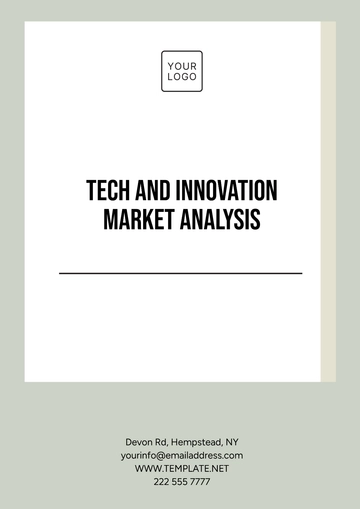 Free Tech and Innovation Market Analysis Template to Edit Online