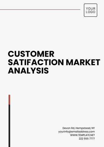 Free Customer Satisfaction Market Analysis Template to Edit Online