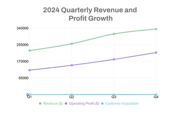 Free Business Line Chart Template to Edit Online
