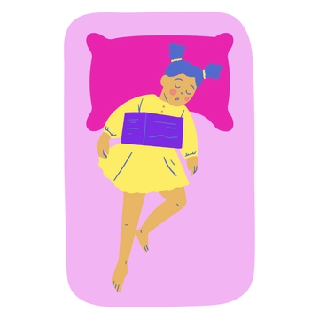 Free Sleeping Person Clipart to Edit Online